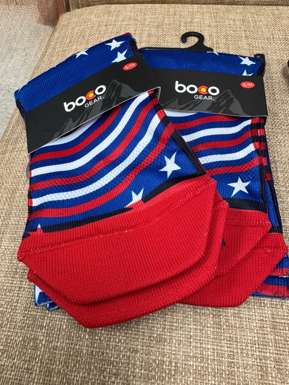 Boco Gear Unisex Socks - Size S/M   Two Pair